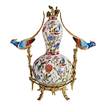 Ваза из фарфора с птицами и цветочной росписью Garden of Eden варинант исполнения - 2 | Loft Concept в Нижнем Новгороде