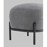 Пуф Стоун букле Fluffy темно-серый варинант исполнения - 2 | Loft Concept в Нижнем Новгороде