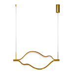 Подвесной светильник волнообразный изогнутый на двух тросах 103 см Spiral Lighting варинант исполнения - 3 | Loft Concept в Нижнем Новгороде