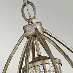 Подвесной светильник овальной формы с цилиндрическим плафоном в цвете сусальное серебро Kichler варинант исполнения - 3 | Loft Concept в Нижнем Новгороде