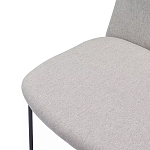 Стул мягкий светло-серый Chair Gray Runners варинант исполнения - 6 | Loft Concept в Нижнем Новгороде