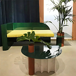 Дизайнерский журнальный стол с рельефным основанием Dutynor варинант исполнения - 3 | Loft Concept в Нижнем Новгороде