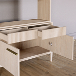 Стеллаж Primo с ящиками Светлый дуб  варинант исполнения - 6 | Loft Concept в Нижнем Новгороде