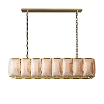 Люстра с абажуром из прямоугольных мраморных панелей Calling to Shine варинант исполнения - 7 | Loft Concept в Нижнем Новгороде