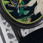 Стул чёрный из натурального бука с изображением птица в саду Blooming Magnolias варинант исполнения - 3 | Loft Concept в Нижнем Новгороде