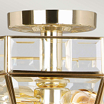 Потолочный светильник шестигранной формы с прозрачными стеклянным плафоном Elstead Lighting варинант исполнения - 10 | Loft Concept в Нижнем Новгороде