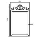 Зеркало настенное в раме Venetian Mirror варинант исполнения - 2 | Loft Concept в Нижнем Новгороде