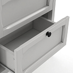 Комод узкий с 5-ю ящиками серый Silva Grey Chest of Drawers варинант исполнения - 4 | Loft Concept в Нижнем Новгороде