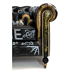 Диван в Лофт Честерфильд граффити из винтажной кожи GRAFFITI PARA Chesterfield варинант исполнения - 6 | Loft Concept в Нижнем Новгороде