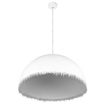 Подвесной светильник в форме купола белого цвета с ажурной бахромой Tactile Line варинант исполнения - 4 | Loft Concept в Нижнем Новгороде