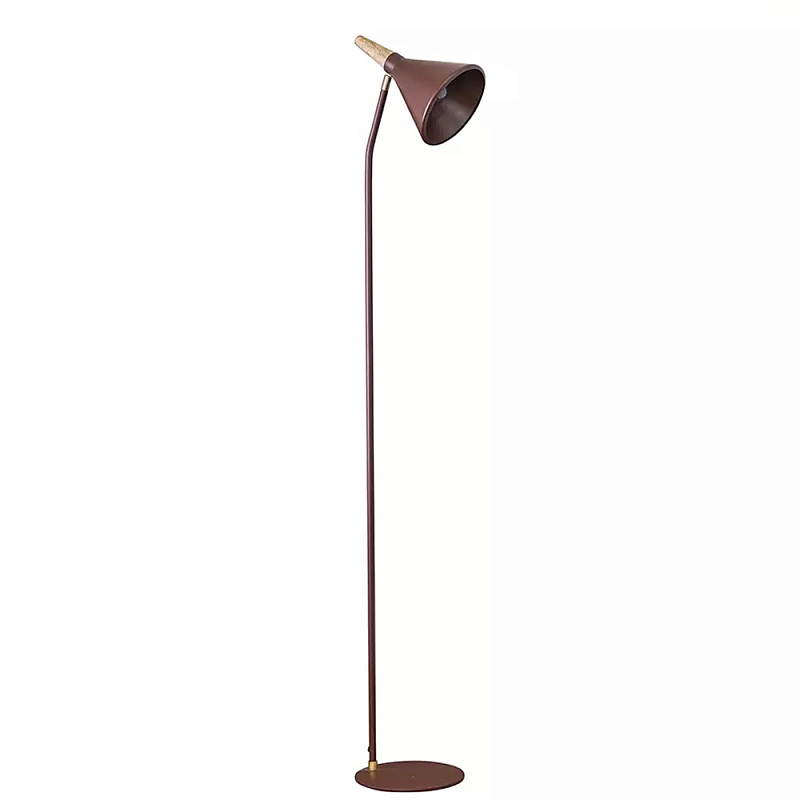 Торшер с конусообразным плафоном Plum Floor Lamp Сливовый Бежевый в Нижнем Новгороде | Loft Concept 