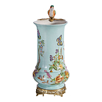 Ваза с птичкой из фарфора с бронзовыми элементами Garden of Eden варинант исполнения - 4 | Loft Concept в Нижнем Новгороде