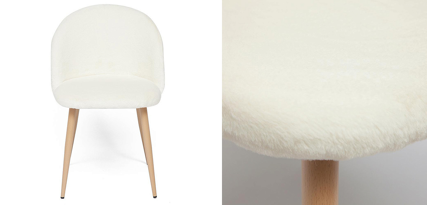 Стул Lea white plush - Loft-Concept в Нижнем Новгороде