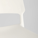 Пластиковый стул на ножках из массива бука Ferret White варинант исполнения - 9 | Loft Concept в Нижнем Новгороде