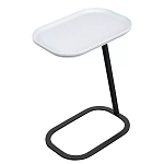 Столик приставной с прямоугольной серой столешницей Steel Stable Table варинант исполнения - 2 | Loft Concept в Нижнем Новгороде