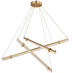 Светодиодная люстра Trumpet Tube Brass 107 варинант исполнения - 2 | Loft Concept в Нижнем Новгороде