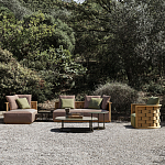 Дизайнерское уличное кресло из массива дерева с плетеной спинкой PALINFRASCA Armchair варинант исполнения - 3 | Loft Concept в Нижнем Новгороде