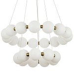 Многоярусная кольцевая люстра с плафонами шары Rings Suspension Light Chandelier варинант исполнения - 1 | Loft Concept в Нижнем Новгороде