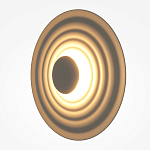 Бра круглое Soft Halo бежевый варинант исполнения - 3 | Loft Concept в Нижнем Новгороде