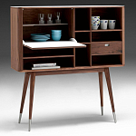 Дизайнерский комод-буфет на высоких ножках с выдвижными ящиками и открытыми полками Joshar варинант исполнения - 2 | Loft Concept в Нижнем Новгороде