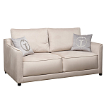 Диван двухместный раскладной светло-серый с кантом Pride варинант исполнения - 1 | Loft Concept в Нижнем Новгороде