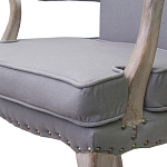 Кресло Aubrey Classical Armchair grey flax варинант исполнения - 4 | Loft Concept в Нижнем Новгороде