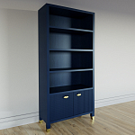 Книжный Стеллаж Elsa Dreams Blue с задней стенкой варинант исполнения - 2 | Loft Concept в Нижнем Новгороде