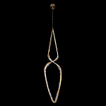 Подвесной светильник обрамленный элементами в виде кристаллов Smooth Shine варинант исполнения - 3 | Loft Concept в Нижнем Новгороде