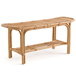 Скамья из ротанга с подушкой Manlio Rattan Bench варинант исполнения - 6 | Loft Concept в Нижнем Новгороде