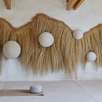 Большая дизайнерская Инсталляция из соломы RAFFIA Installation  варинант исполнения - 2 | Loft Concept в Нижнем Новгороде