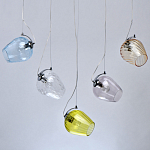 Люстра линейная с 5-ю разноцветными стеклянными плафонами Kaleido варинант исполнения - 4 | Loft Concept в Нижнем Новгороде