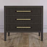 Тумба Primo  с тремя ящиками шпон темный орех варинант исполнения - 2 | Loft Concept в Нижнем Новгороде