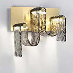 Бра волнистой формы из фактурного стекла Big Wave варинант исполнения - 2 | Loft Concept в Нижнем Новгороде