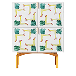 Тумба  с рисунком Short Pina Colada Orange варинант исполнения - 1 | Loft Concept в Нижнем Новгороде