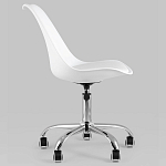 Офисный стул на металлическом основании EGGERY White пластик варинант исполнения - 3 | Loft Concept в Нижнем Новгороде