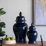 Ваза с крышкой однотонная Высота 31 см Chinoiserie Ceramics варинант исполнения - 8 | Loft Concept в Нижнем Новгороде