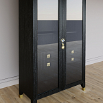 Дизайнерский шкаф витрина Elsa Dreams Black с 4-мя ящиками варинант исполнения - 2 | Loft Concept в Нижнем Новгороде