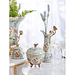 Шкатулка голубого цвета с цветочными орнаментами Blue Garden варинант исполнения - 6 | Loft Concept в Нижнем Новгороде