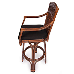 Барный стул из ротанга Eloise коричневый варинант исполнения - 3 | Loft Concept в Нижнем Новгороде