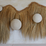 Большая дизайнерская Инсталляция из соломы RAFFIA Installation  варинант исполнения - 5 | Loft Concept в Нижнем Новгороде