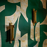 Обои ручная роспись в стиле Арт-деко Symphony Original colourway on Jade silk dupion варинант исполнения - 2 | Loft Concept в Нижнем Новгороде