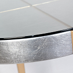 Столик журнальный серебристый с круглой столешницей Showing Refinement варинант исполнения - 1 | Loft Concept в Нижнем Новгороде