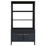 Стеллаж Primo с ящиками Черный дуб  варинант исполнения - 8 | Loft Concept в Нижнем Новгороде