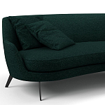 Мебельная ткань Шенилл темно-зеленый цвет 138 см T4-36 варинант исполнения - 5 | Loft Concept в Нижнем Новгороде