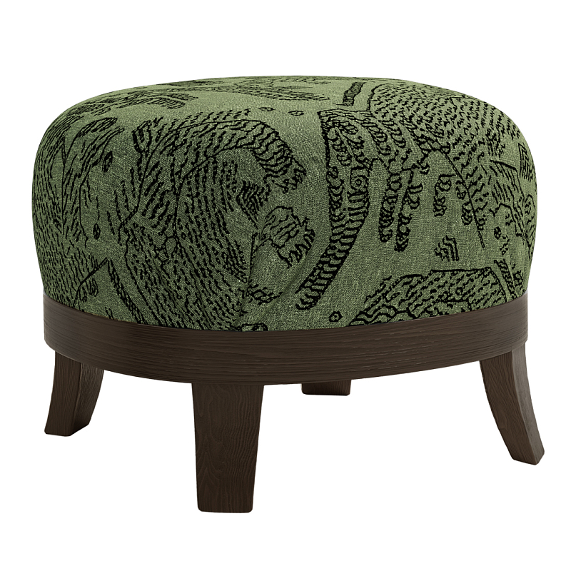 Пуф Turin Green Зеленый Коричневый в Нижнем Новгороде | Loft Concept 