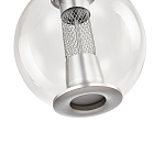 Подвесной светильник с плафоном в форме шара Inner Gleam Orb silver варинант исполнения - 6 | Loft Concept в Нижнем Новгороде