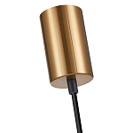 Подвесной светильник со стеклянным плафоном в форме бокала янтарного цвета Prestige варинант исполнения - 5 | Loft Concept в Нижнем Новгороде