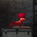 Настольная лампа COLLECTION OF DOGS с абажуром Такса варинант исполнения - 3 | Loft Concept в Нижнем Новгороде