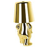 Настольная лампа фигурная золотого цвета с гладким абажуром Высота 19 см Sophia варинант исполнения - 6 | Loft Concept в Нижнем Новгороде