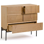 Комод с геометрическим рисунком на ящиках Anders Light Wood варинант исполнения - 4 | Loft Concept в Нижнем Новгороде